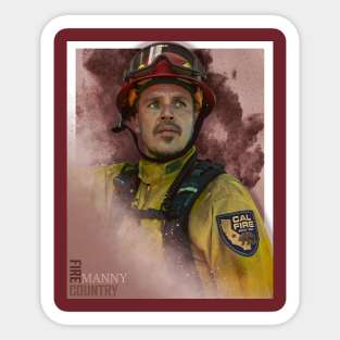 Fire Country - Manny Perez - Fade Sticker